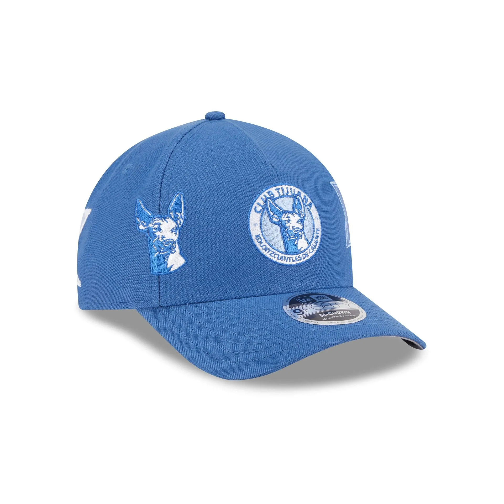 Xolos Indigo 9FORTY M-Crown A-Frame Trucker Hat sold by New Era