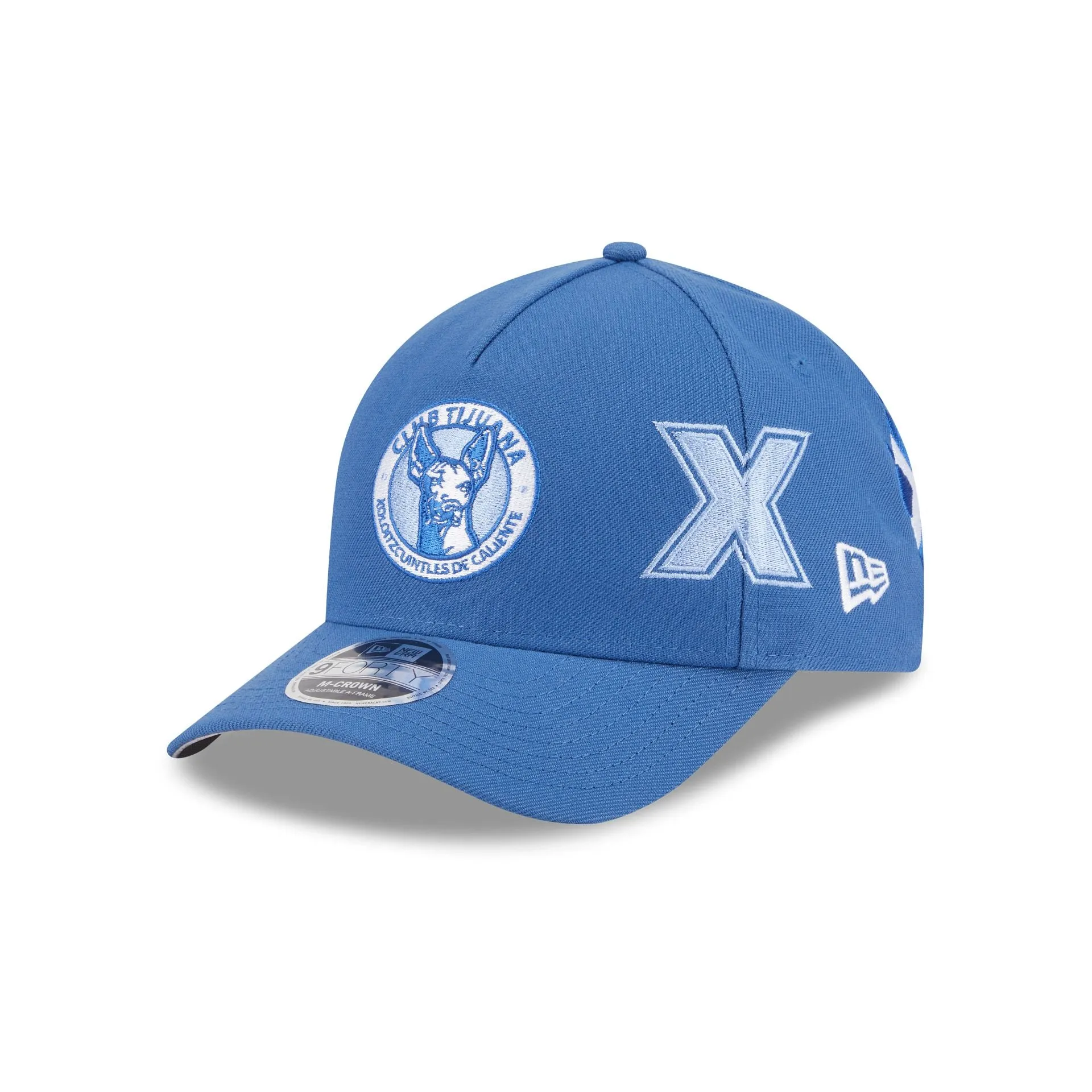 Xolos Indigo 9FORTY M-Crown A-Frame Trucker Hat sold by New Era product image thumbnail 3