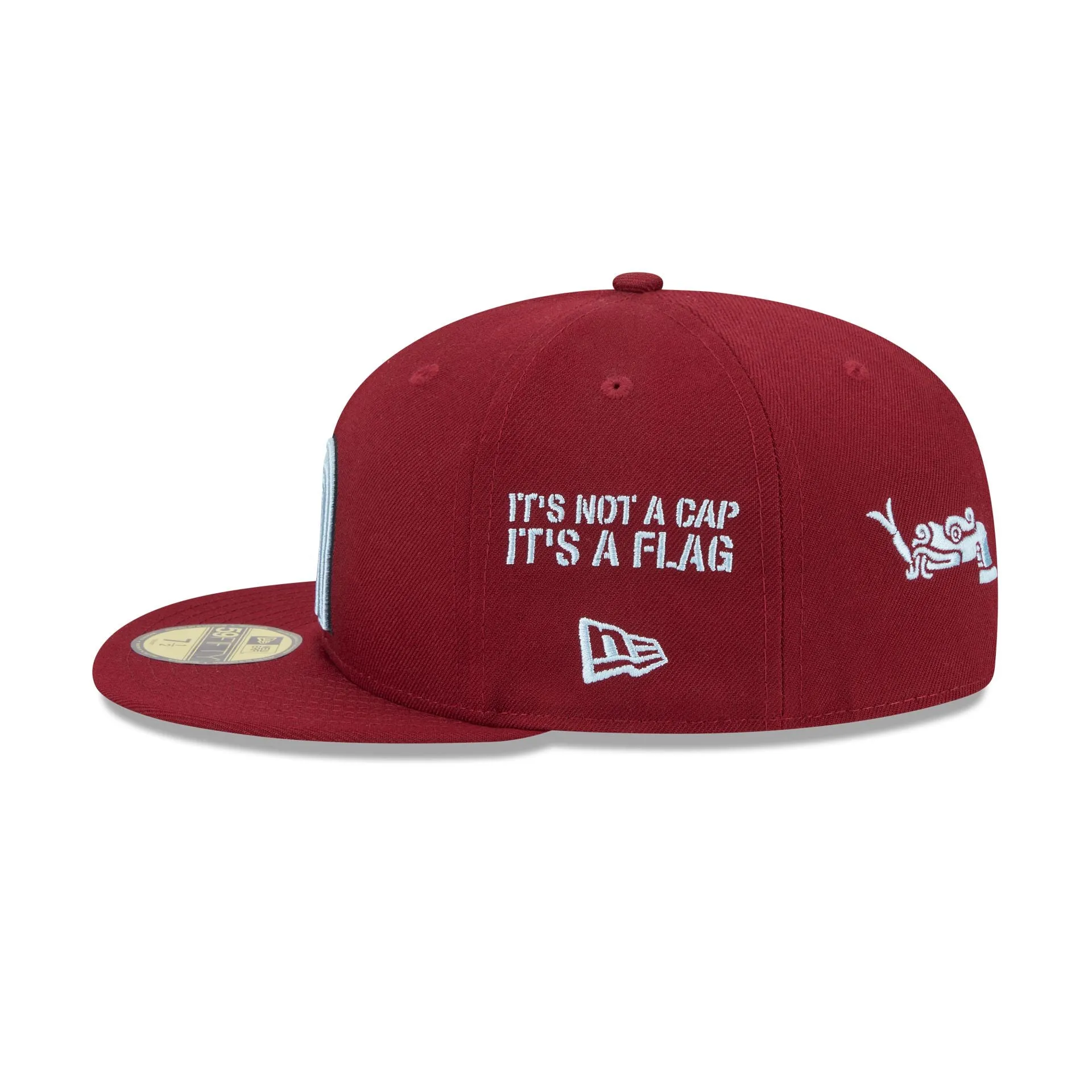 Mexico Baseball New Era Anniversary Logos Maroon 59FIFTY Fitted Hat sold by New Era product image thumbnail 4