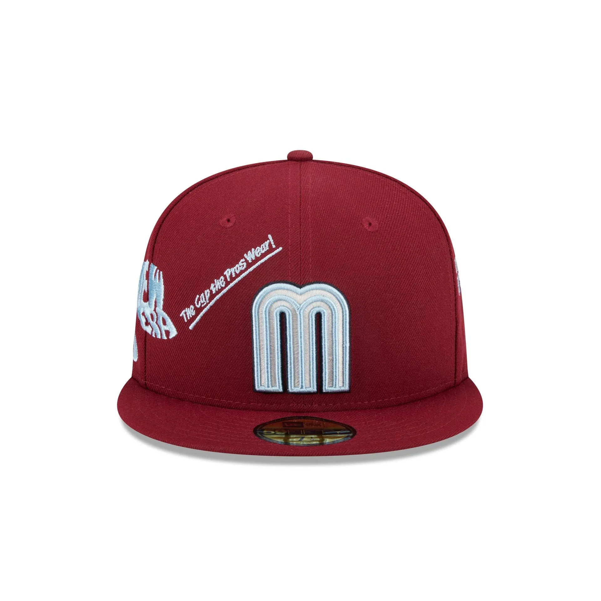 Mexico Baseball New Era Anniversary Logos Maroon 59FIFTY Fitted Hat sold by New Era product image thumbnail 2