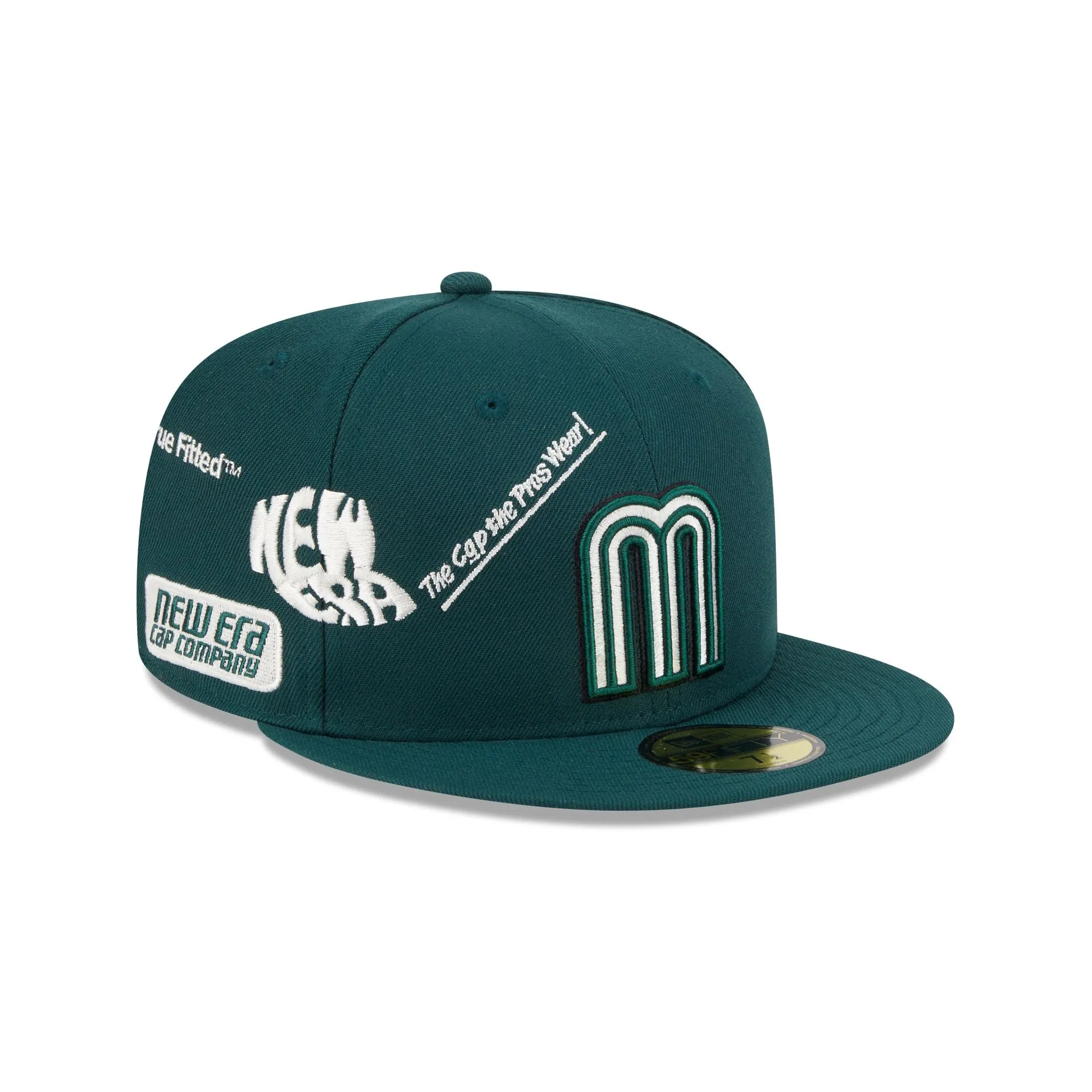 Mexico Baseball New Era Anniversary Logos Green 59FIFTY Fitted Hat sold by New Era product image thumbnail 3