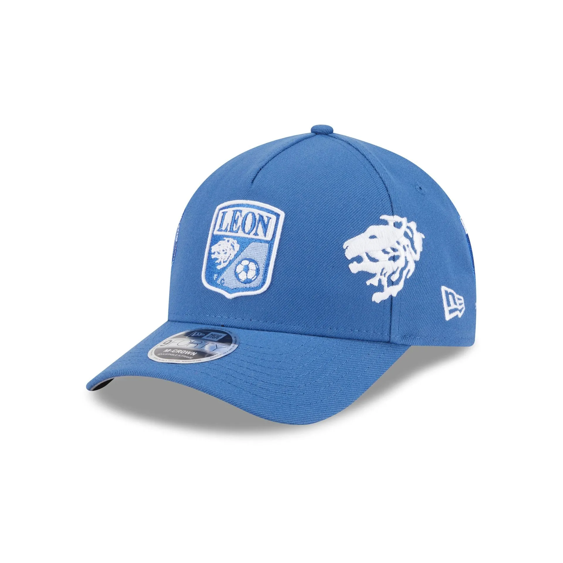 Club León Indigo 9FORTY M-Crown A-Frame Trucker Hat sold by New Era product image thumbnail 3