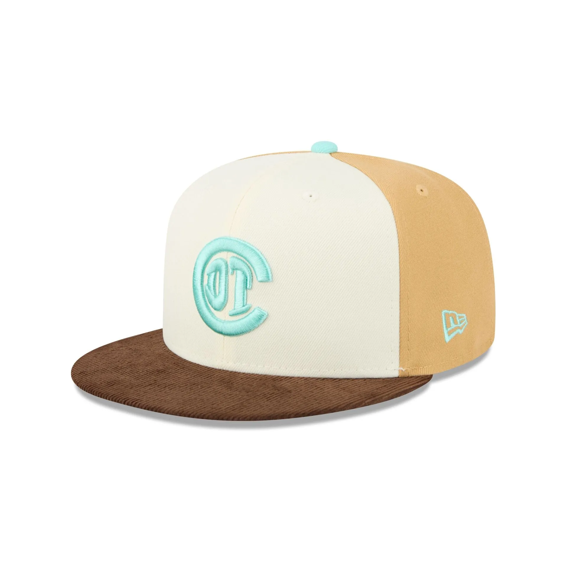 Deportivo Toluca FC Tan 59FIFTY Fitted Hat sold by New Era