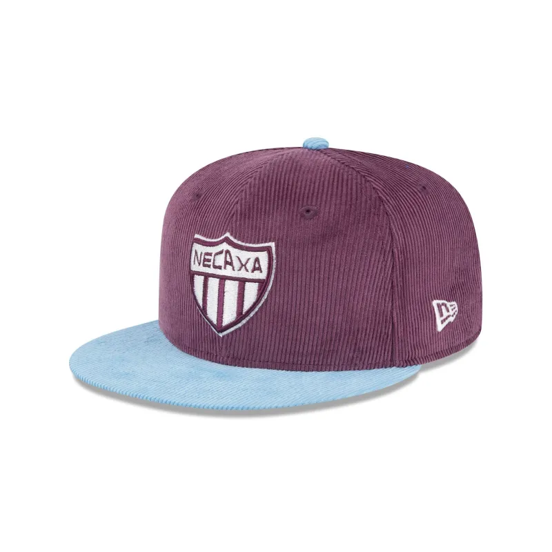 Club Necaxa Plum Corduroy 59FIFTY Fitted Hat sold by New Era
