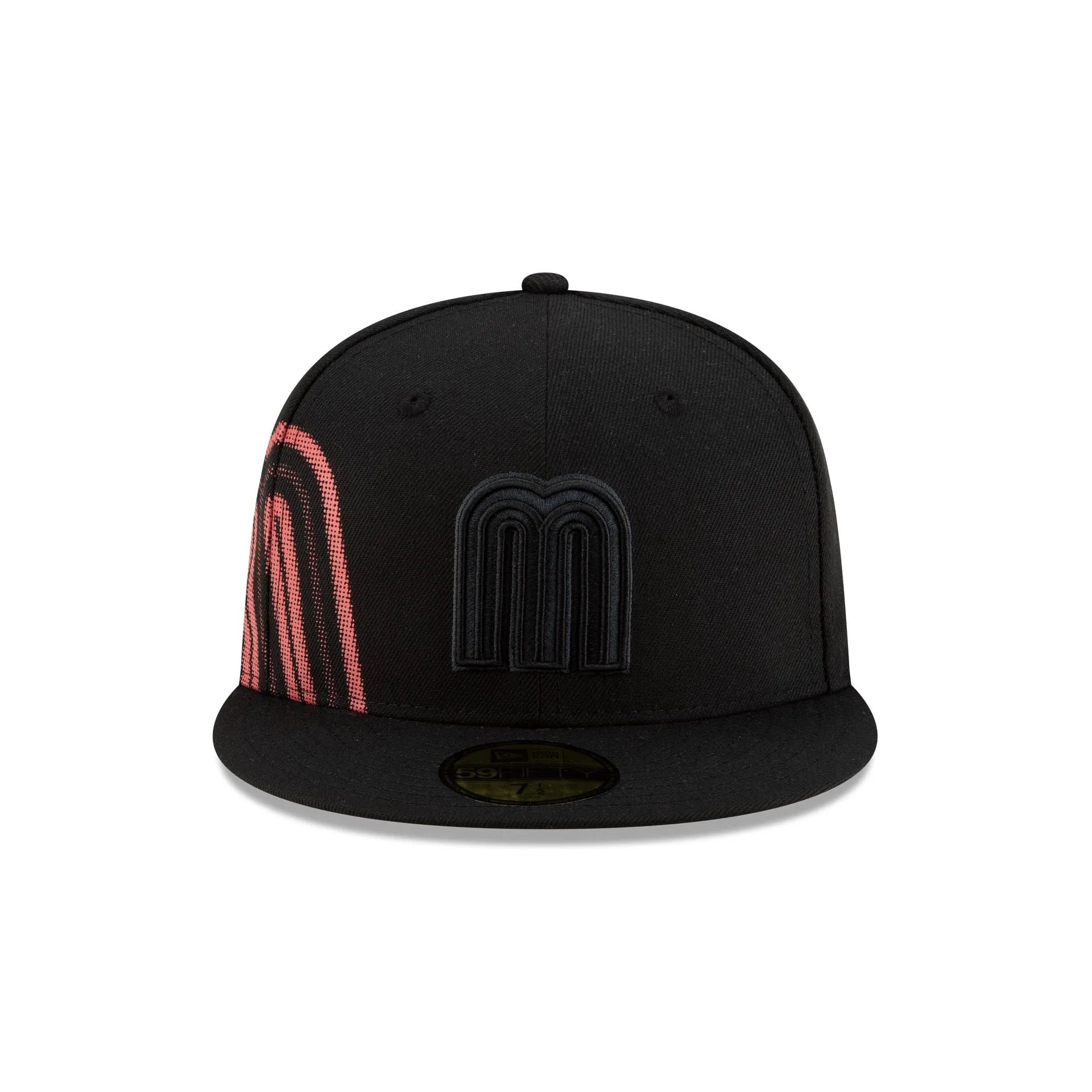 Mexico Baseball Black on Black 59FIFTY Fitted Hat sold by New Era product image thumbnail 2