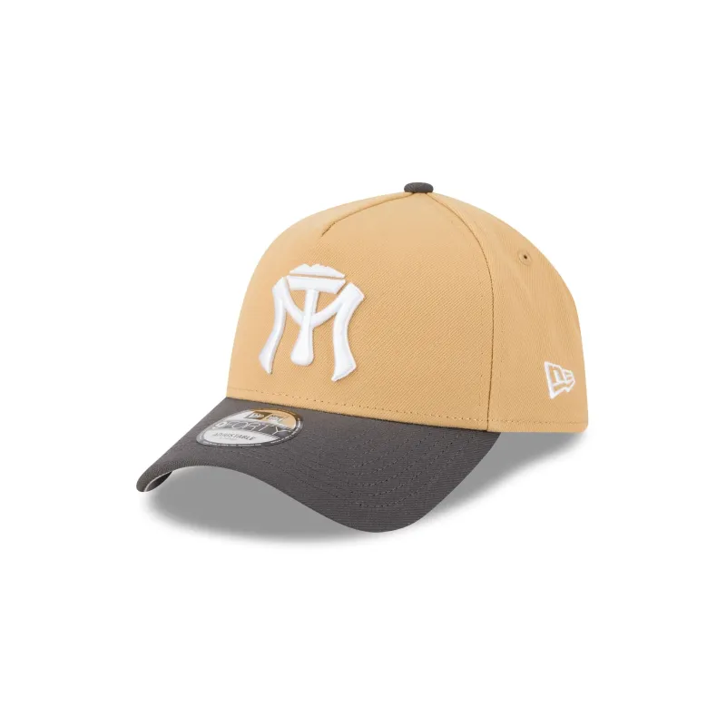 Sultanes de Monterrey Bronze 9FORTY A-Frame Snapback Hat sold by New Era