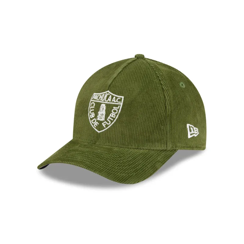 Club Pachuca Olive Corduroy 9FORTY M-Crown Snapback Hat sold by New Era