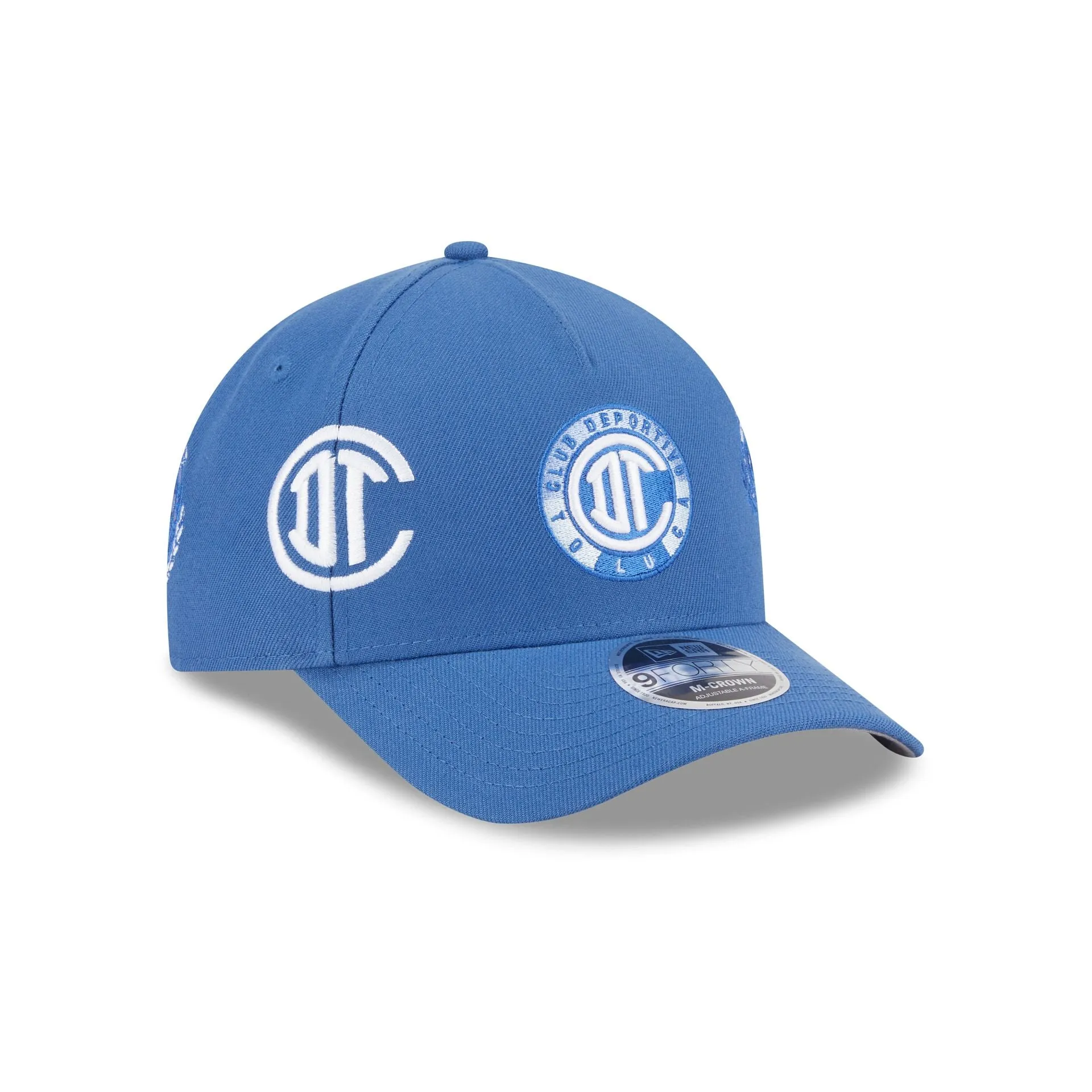 Deportivo Toluca FC Indigo 9FORTY M-Crown A-Frame Trucker Hat sold by New Era