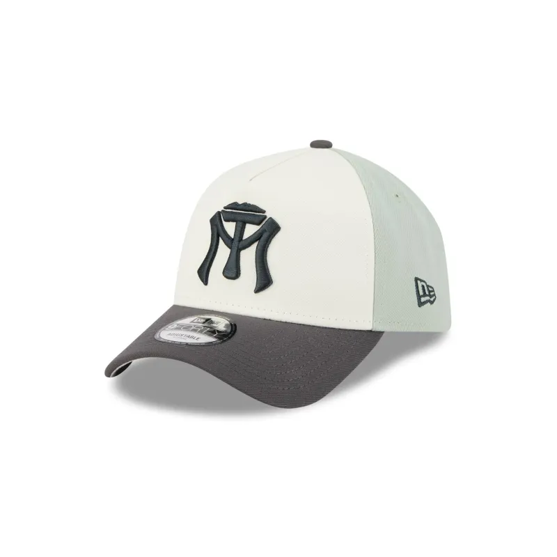 Sultanes de Monterrey Mint 9FORTY A-Frame Snapback Hat sold by New Era