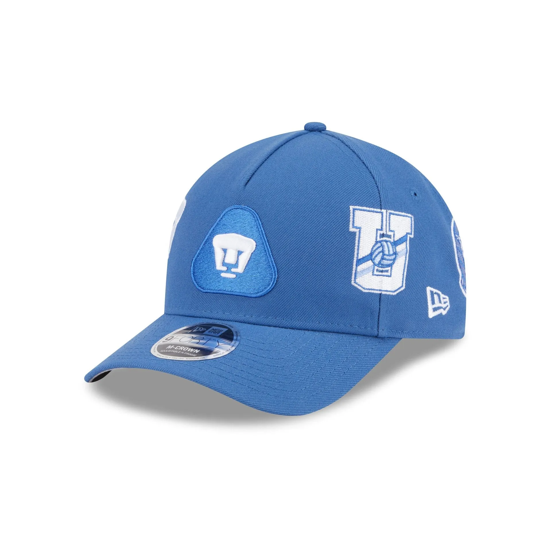 Pumas Indigo 9FORTY M-Crown A-Frame Trucker Hat sold by New Era product image thumbnail 3