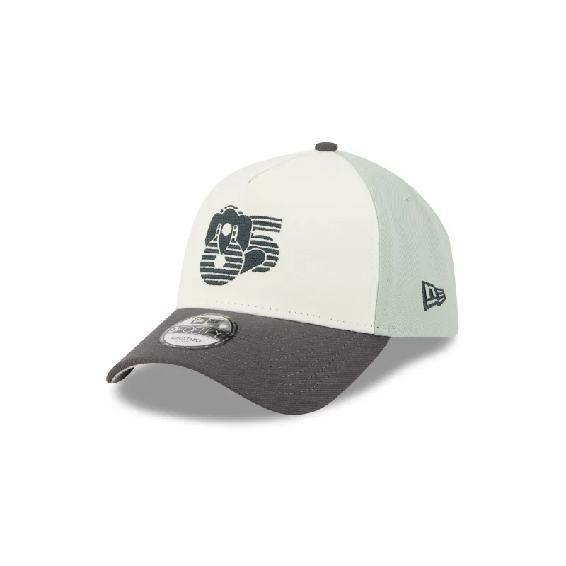 Diablos Rojos del México Mint 9FORTY A-Frame Snapback Hat sold by New Era