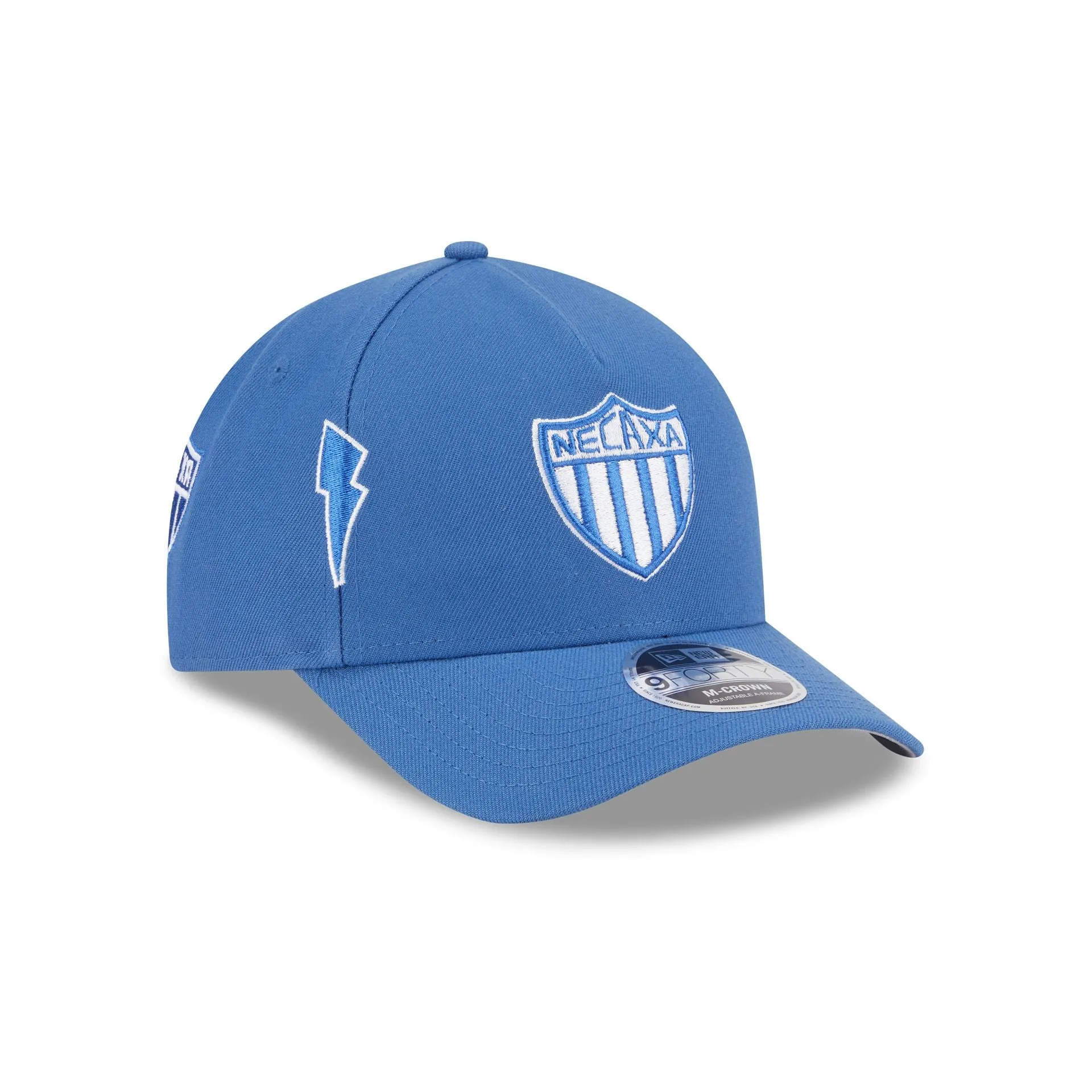 Club Necaxa Indigo 9FORTY M-Crown A-Frame Trucker Hat sold by New Era