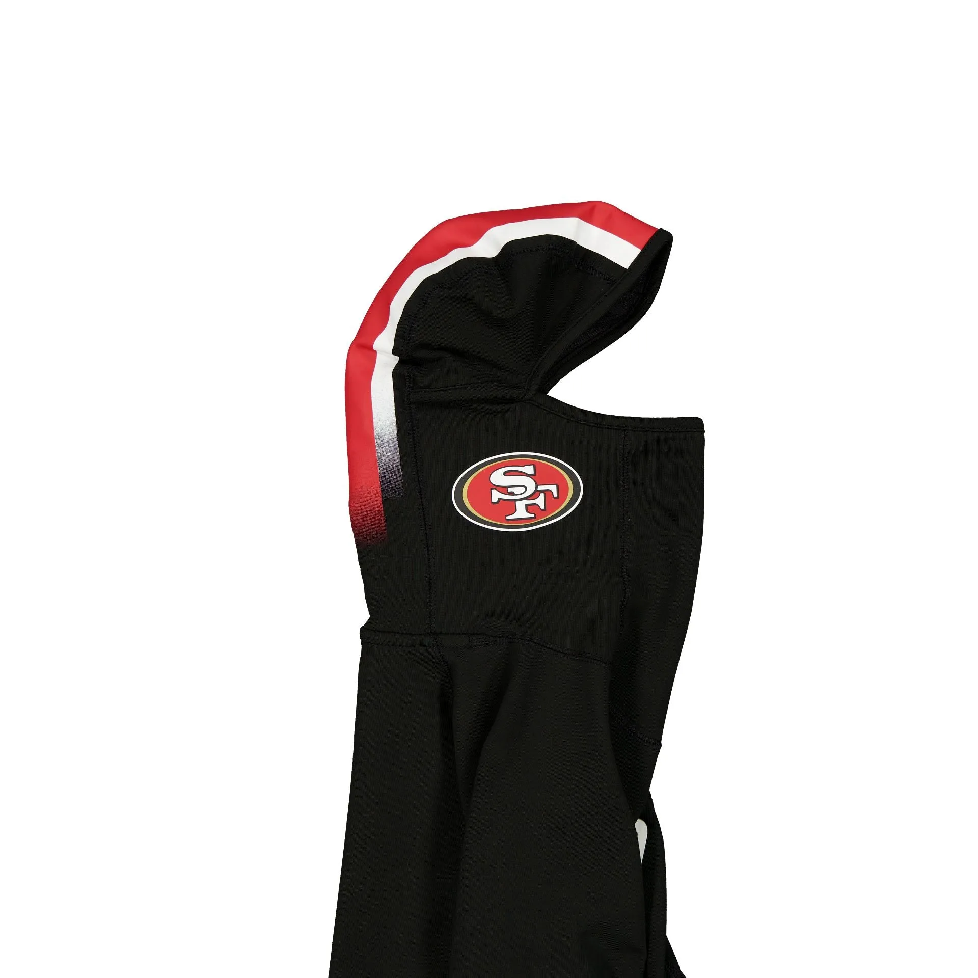 San Francisco 49ers 2025 Functional Fandom Black Balaclava Hoodie sold by New Era product image thumbnail 3