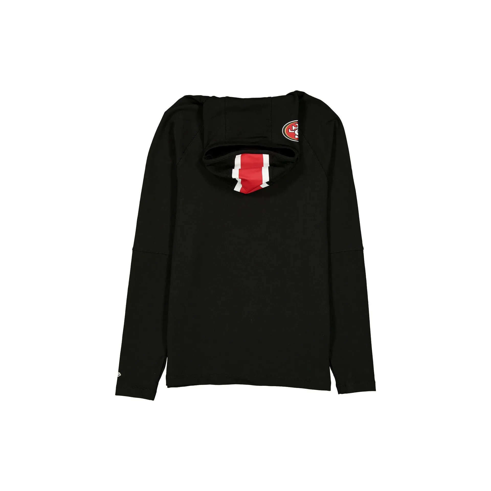 San Francisco 49ers 2025 Functional Fandom Black Balaclava Hoodie sold by New Era product image thumbnail 2