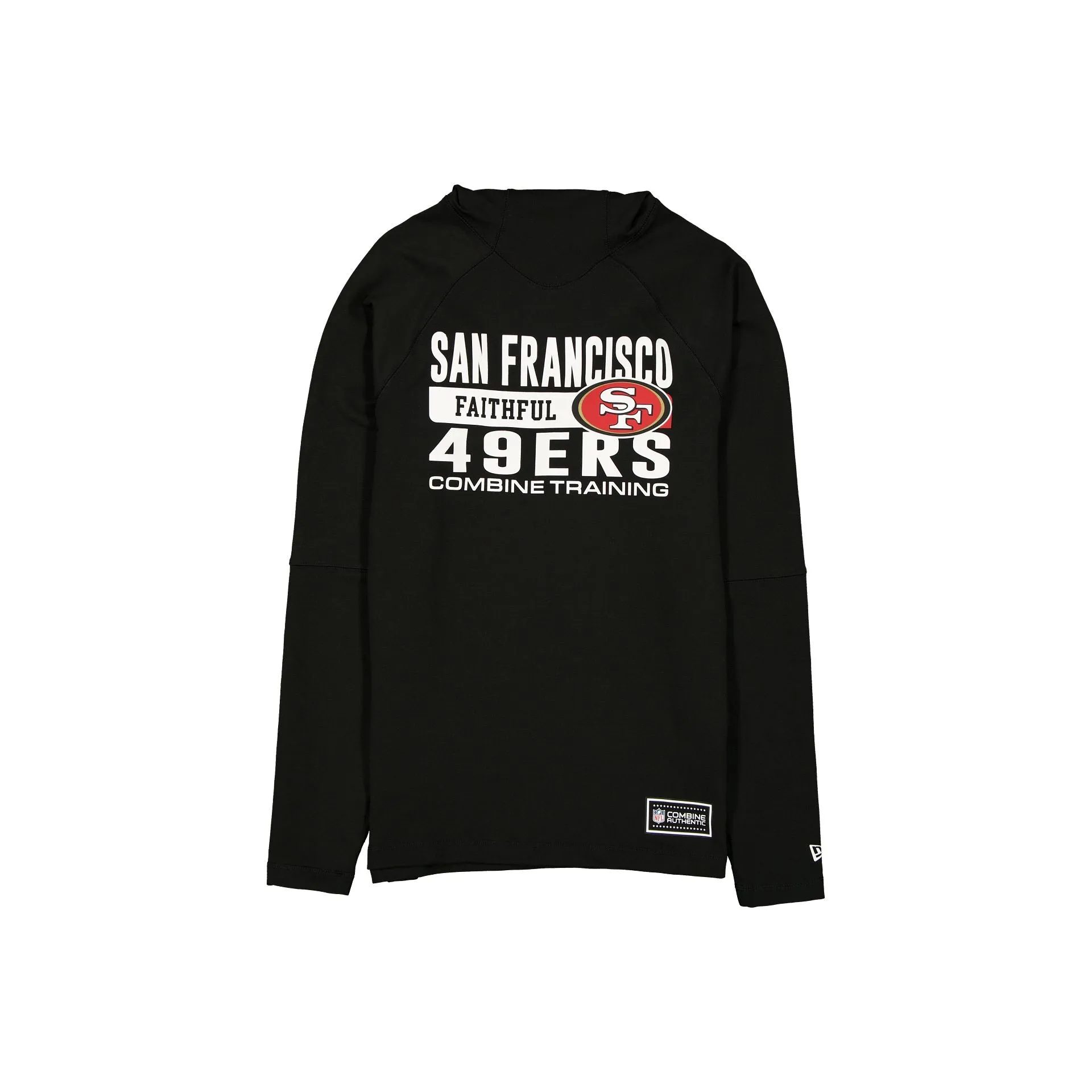 San Francisco 49ers 2025 Functional Fandom Black Balaclava Hoodie sold by New Era