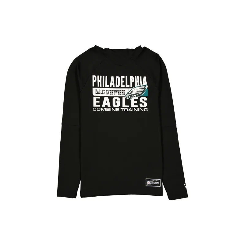 Philadelphia Eagles 2025 Functional Fandom Black Balaclava Hoodie sold by New Era