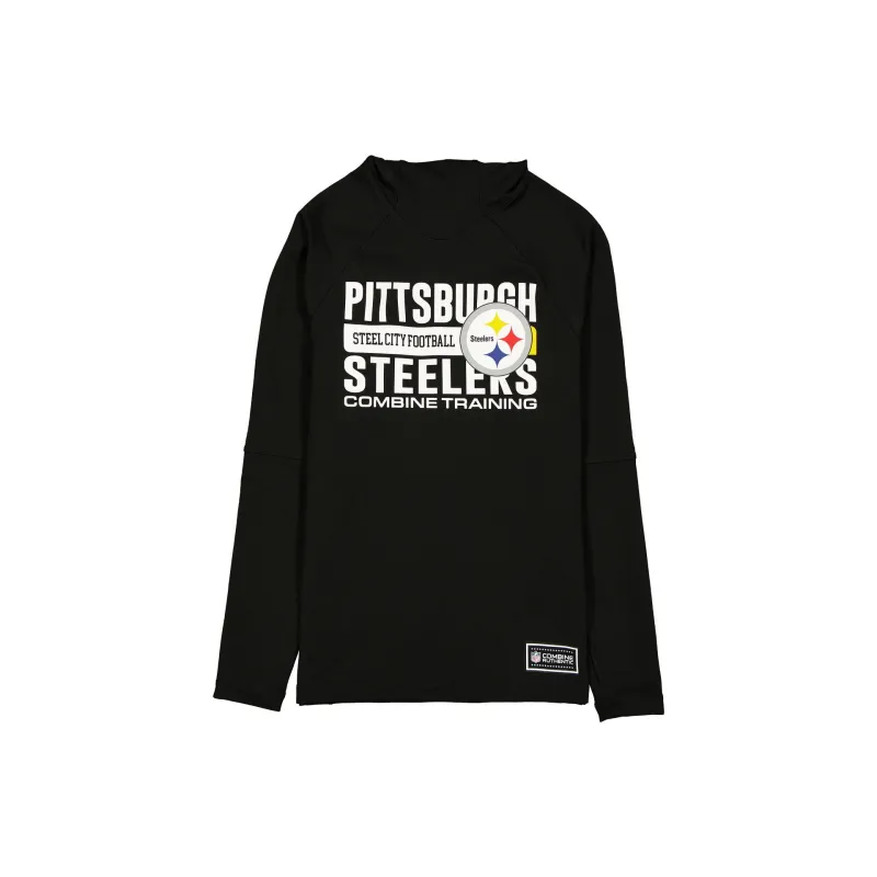 Pittsburgh Steelers 2025 Functional Fandom Black Balaclava Hoodie sold by New Era