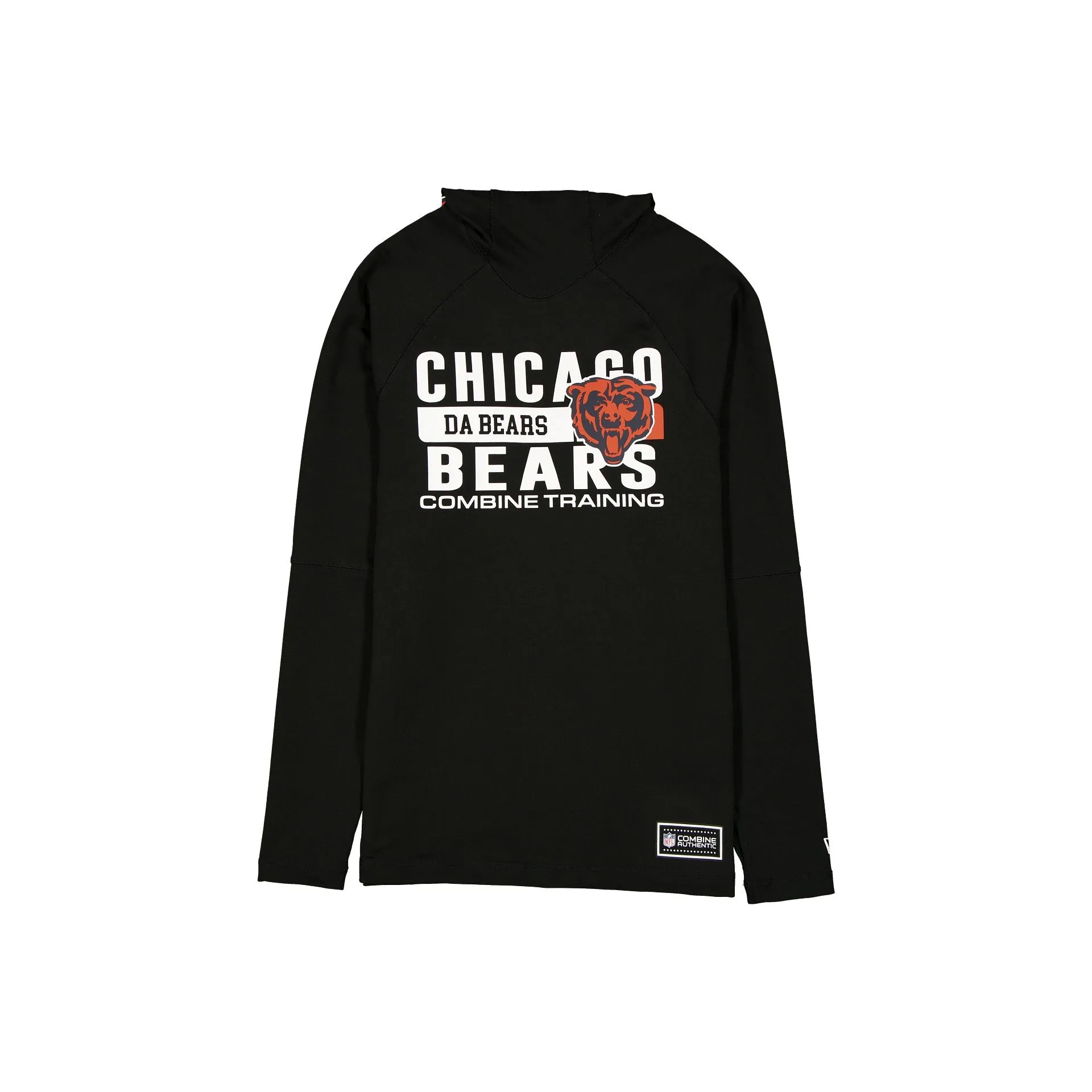 Chicago Bears 2025 Functional Fandom Black Balaclava Hoodie sold by New Era