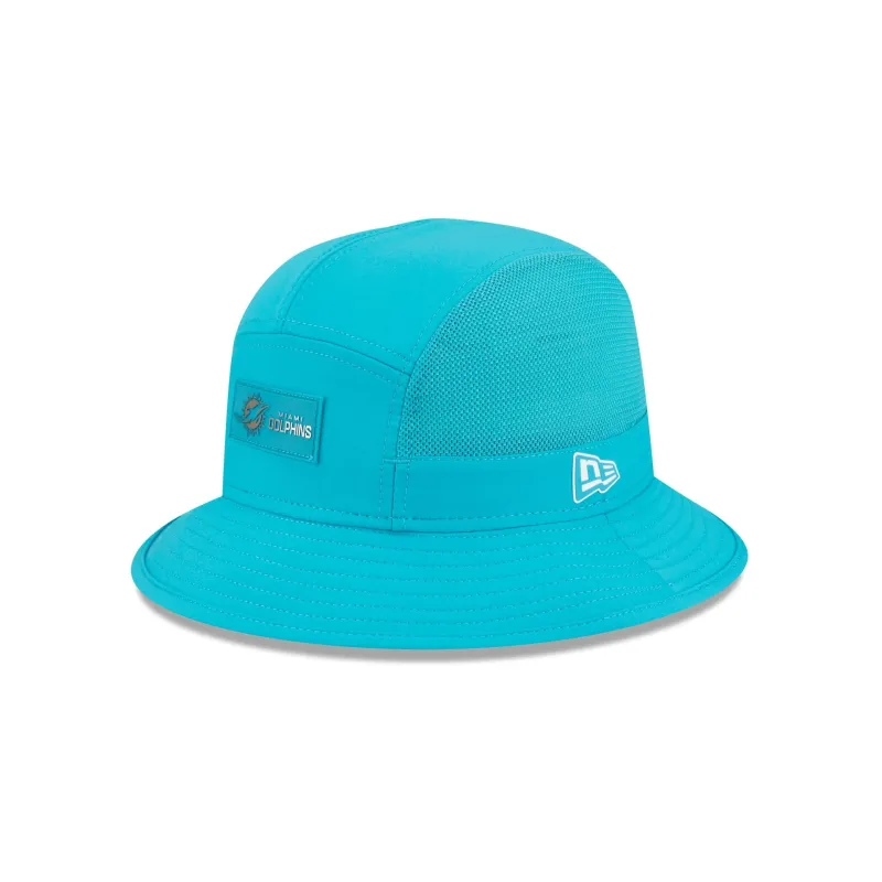 Miami Dolphins 2025 Sideline Hot Weather Bucket Hat sold by New Era