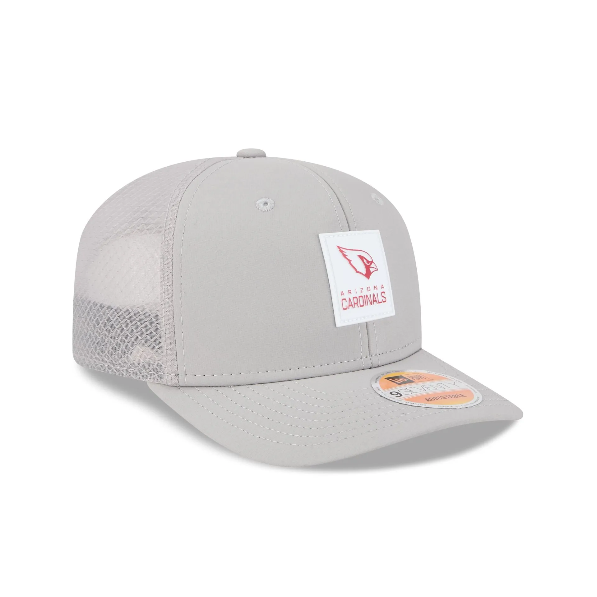 Arizona Cardinals 2025 Sideline Hot Weather Gray 9SEVENTY Trucker Hat sold by New Era product image thumbnail 3