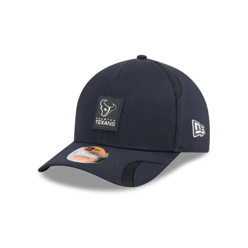 Houston Texans 2025 Sideline Hot Weather 9FORTY M-Crown Snapback Hat sold by New Era