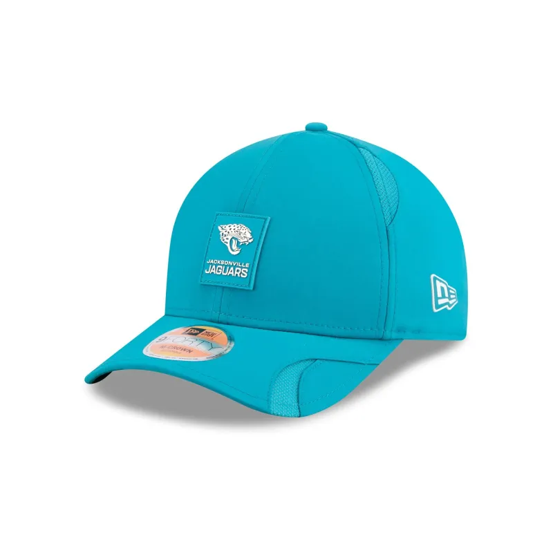 Jacksonville Jaguars 2025 Sideline Hot Weather 9FORTY M-Crown Snapback Hat sold by New Era