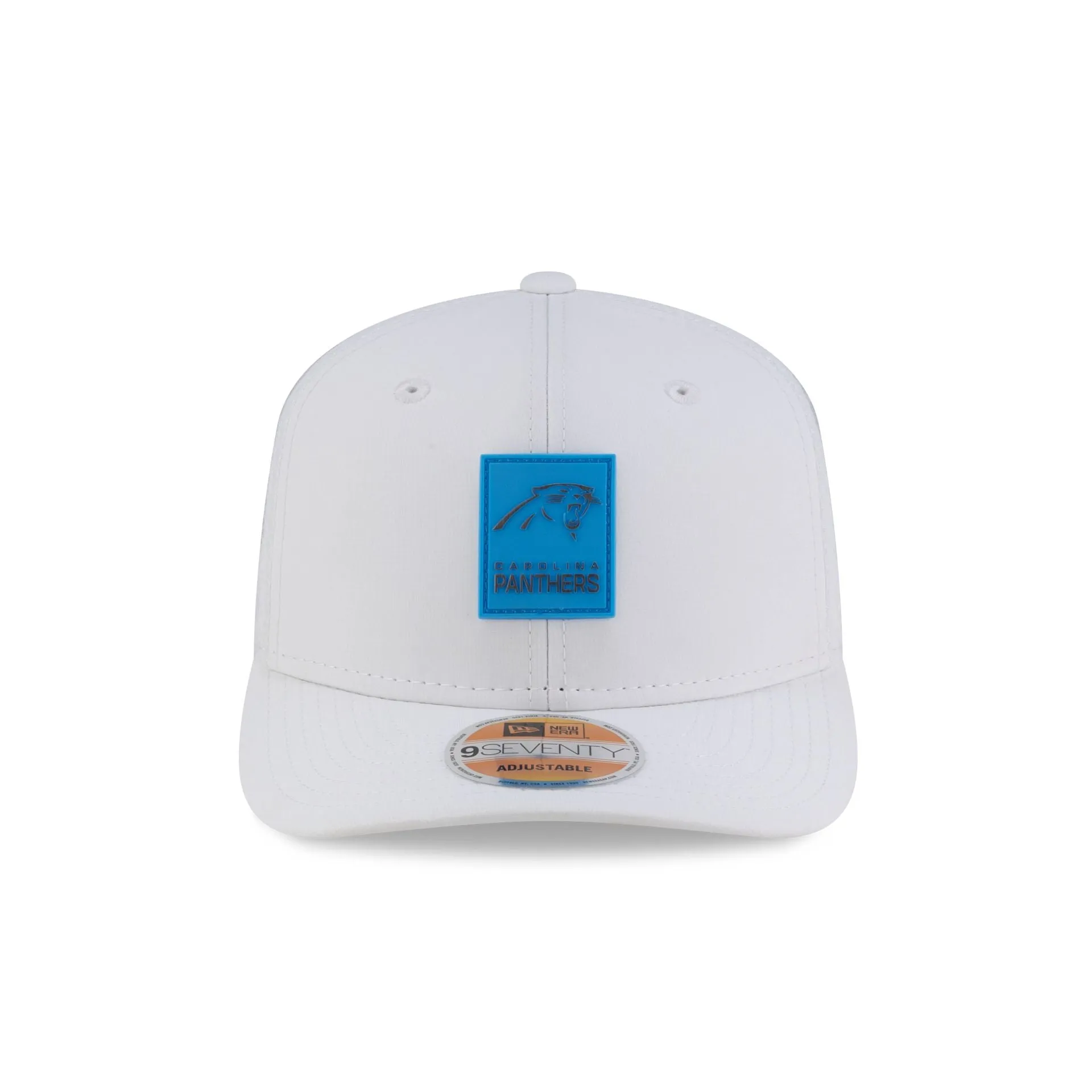 Carolina Panthers 2025 Sideline Hot Weather White 9SEVENTY Trucker Hat sold by New Era product image thumbnail 2