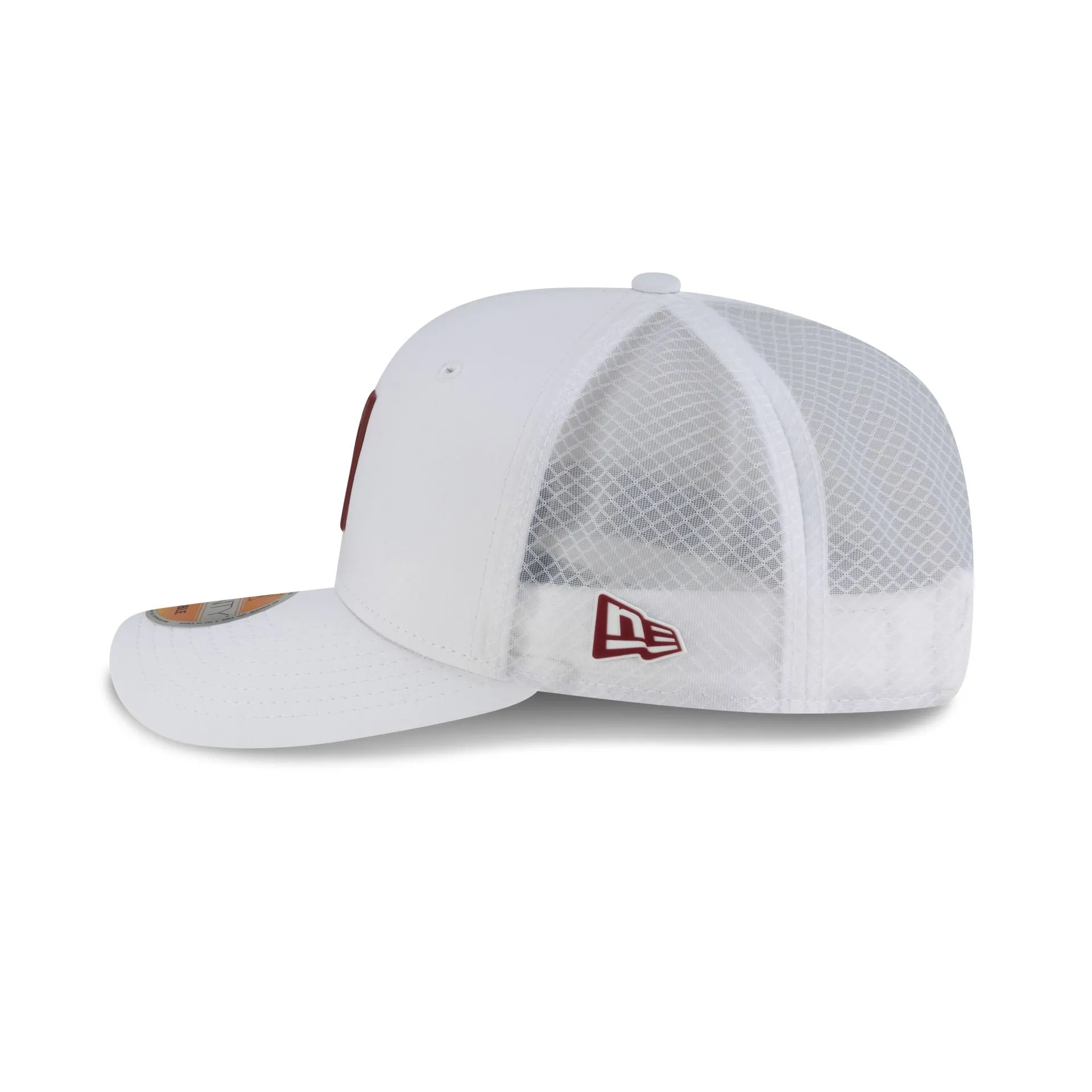 Washington Commanders 2025 Sideline Hot Weather White 9SEVENTY Trucker Hat sold by New Era product image thumbnail 4