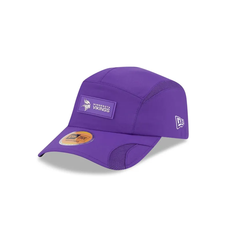 Minnesota Vikings 2025 Sideline Hot Weather Runner Adjustable Hat sold by New Era