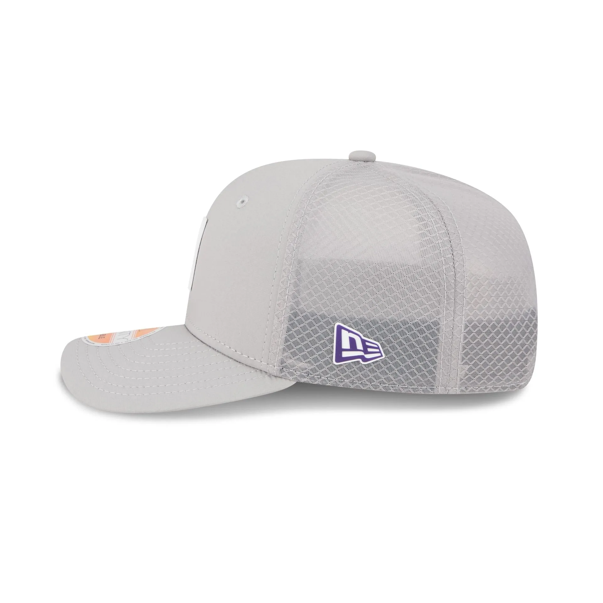 Minnesota Vikings 2025 Sideline Hot Weather Gray 9SEVENTY Trucker Hat sold by New Era product image thumbnail 4