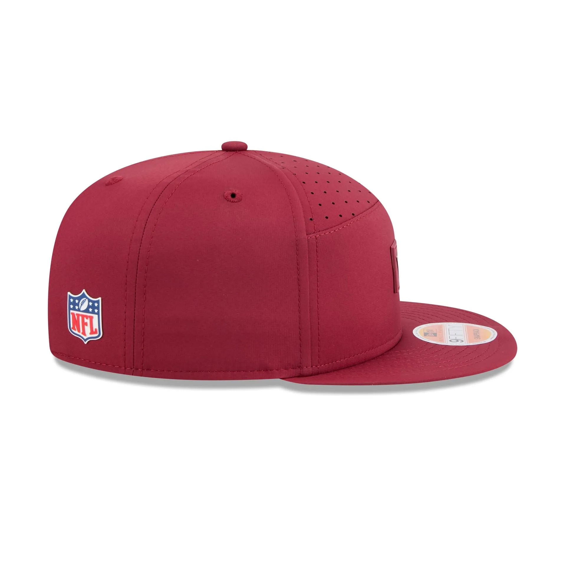 Washington Commanders 2025 Sideline Hot Weather Split Panel 9FIFTY Snapback Hat sold by New Era product image thumbnail 5
