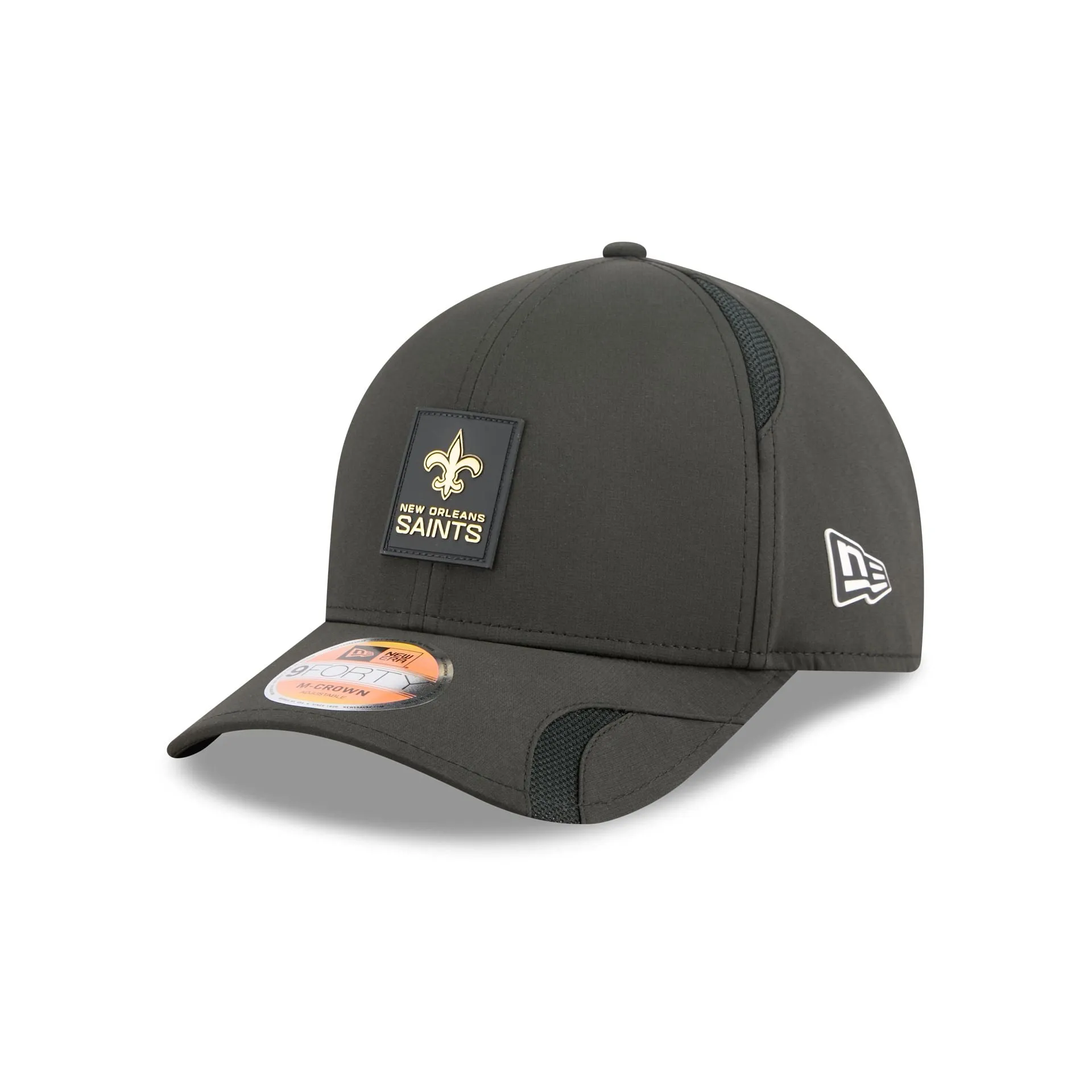 New Orleans Saints 2025 Sideline Hot Weather 9FORTY M-Crown Snapback Hat sold by New Era