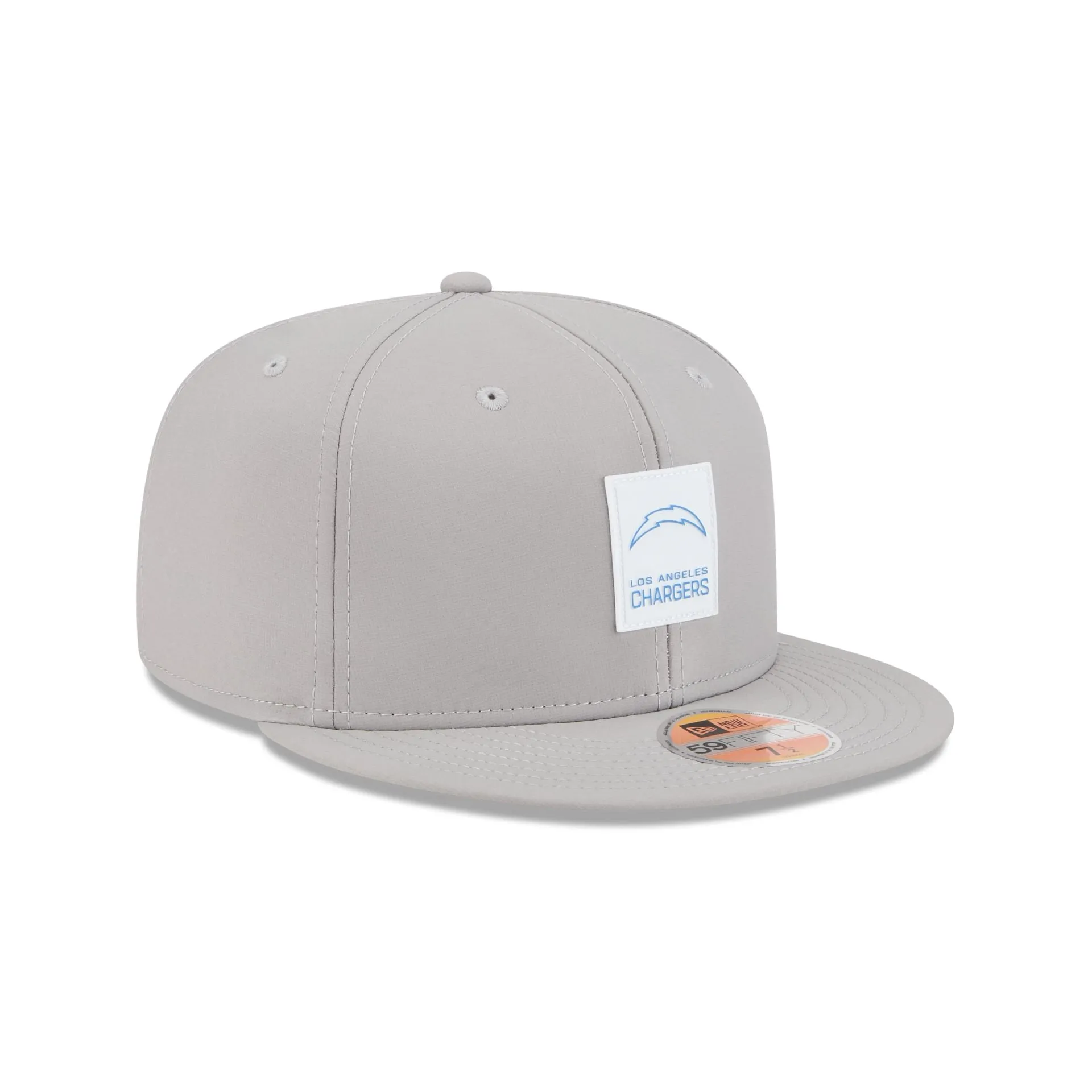 Los Angeles Chargers 2025 Sideline Hot Weather Gray 59FIFTY Fitted Hat sold by New Era product image thumbnail 3