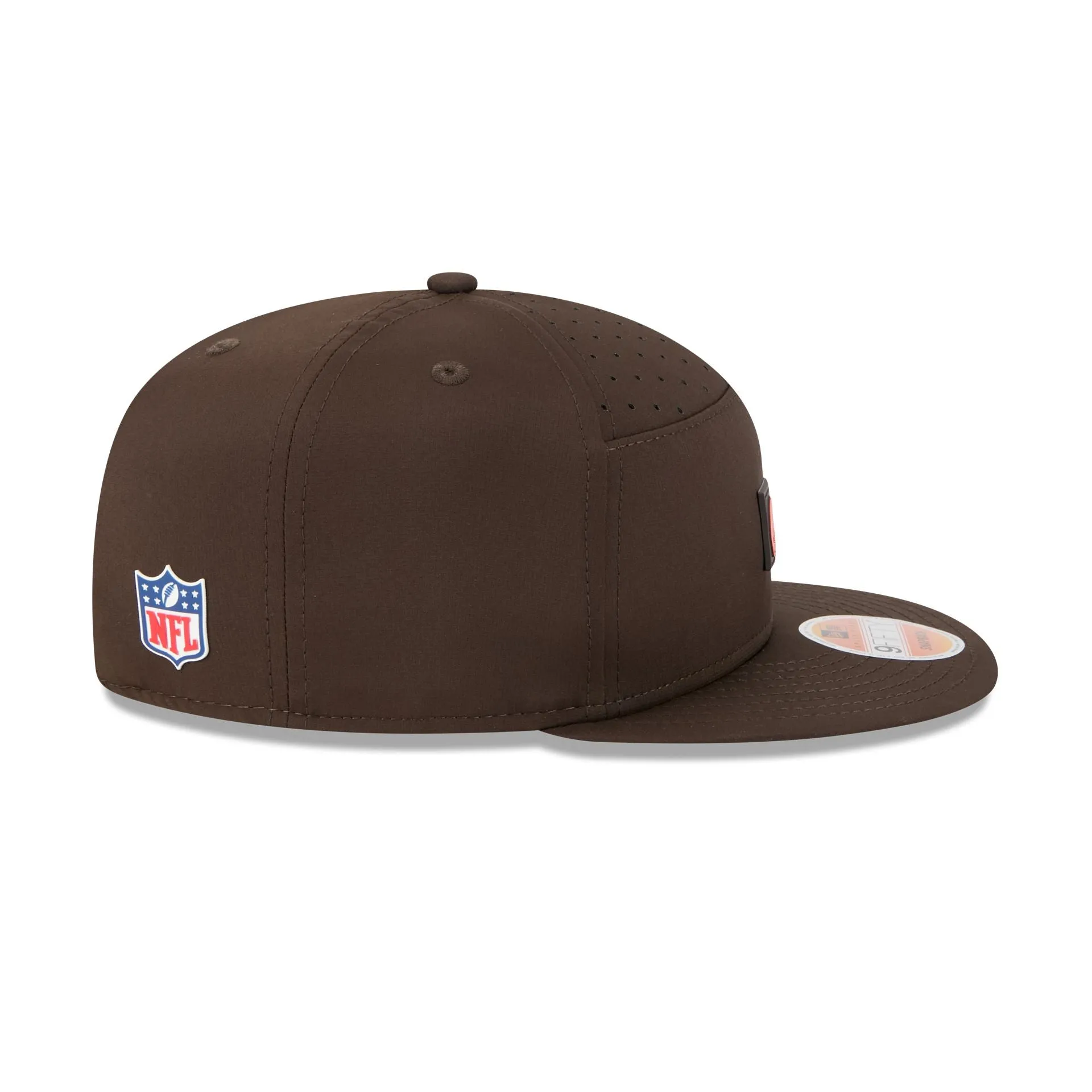 Cleveland Browns 2025 Sideline Hot Weather Split Panel 9FIFTY Snapback Hat sold by New Era product image thumbnail 5