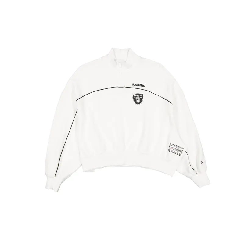 Las Vegas Raiders 2025 Functional Fandom Women's Quarter Zip sold by New Era