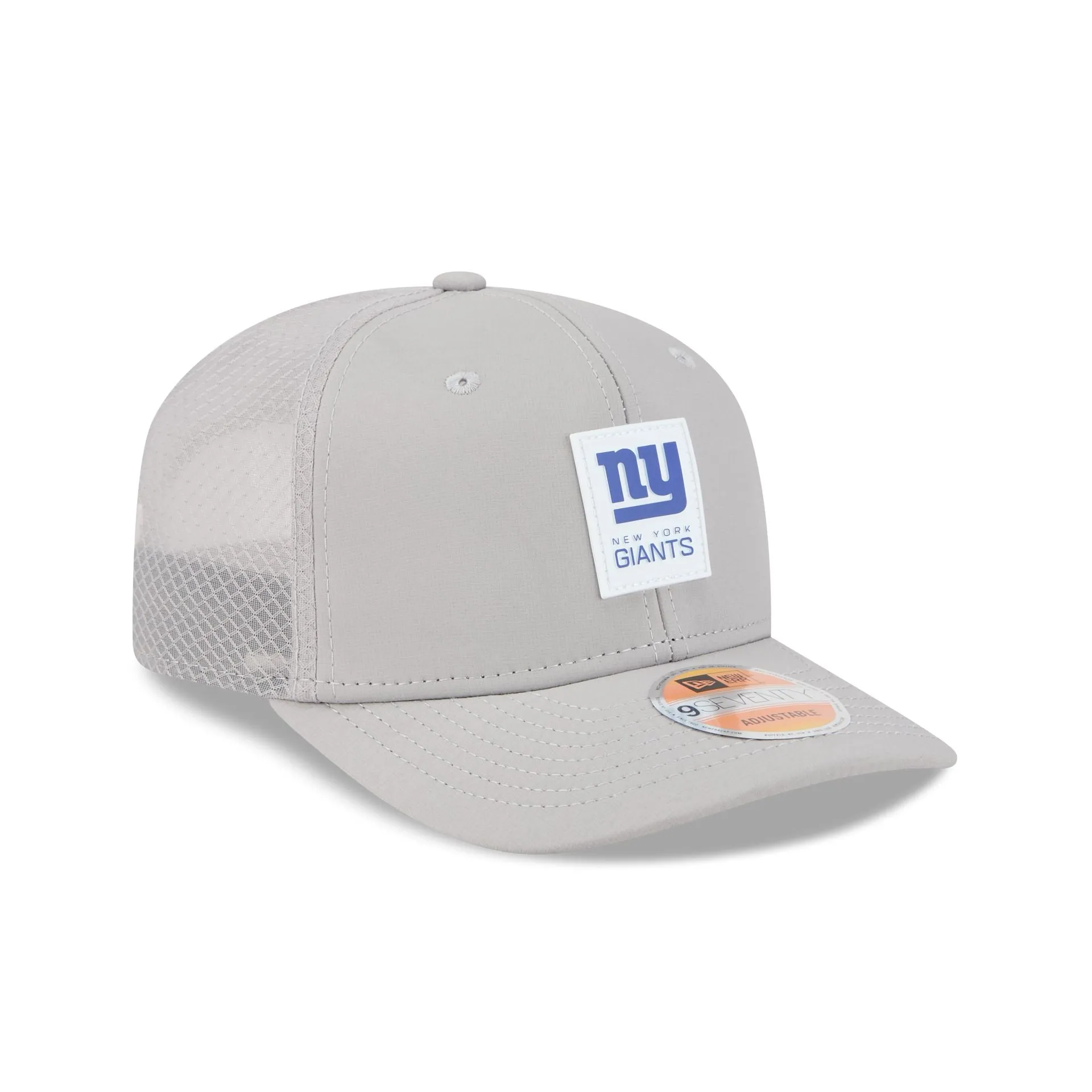 New York Giants 2025 Sideline Hot Weather Gray 9SEVENTY Trucker Hat sold by New Era product image thumbnail 3