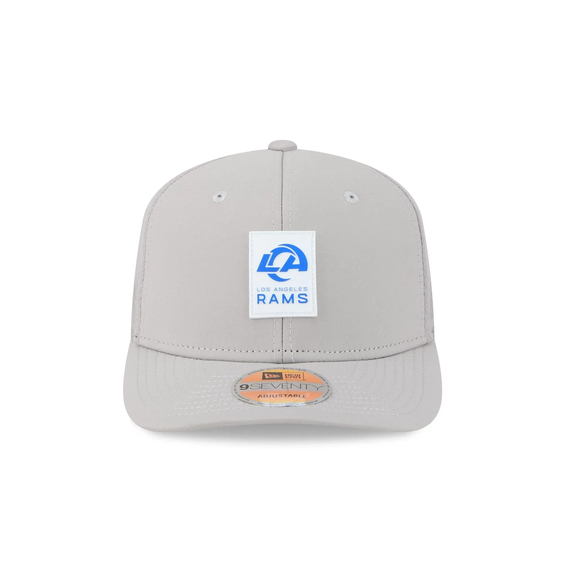 Los Angeles Rams 2025 Sideline Hot Weather Gray 9SEVENTY Trucker Hat sold by New Era product image thumbnail 2