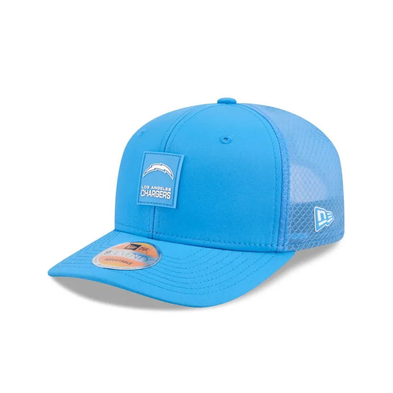 Los Angeles Chargers 2025 Sideline Hot Weather 9SEVENTY Trucker Hat sold by New Era