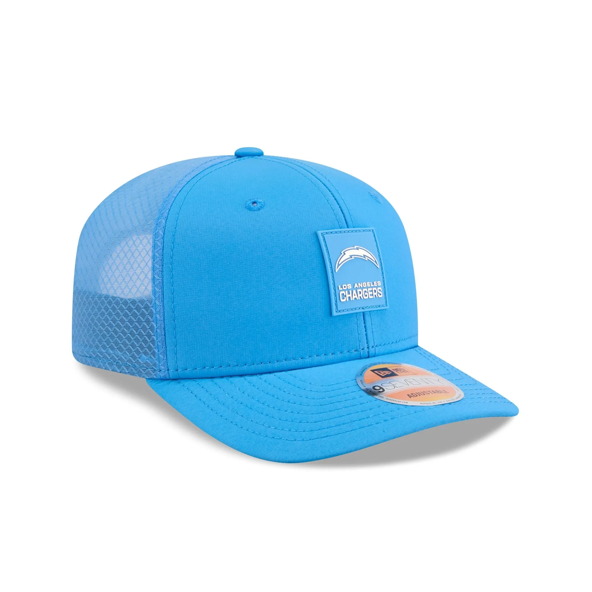 Los Angeles Chargers 2025 Sideline Hot Weather 9SEVENTY Trucker Hat sold by New Era product image thumbnail 3