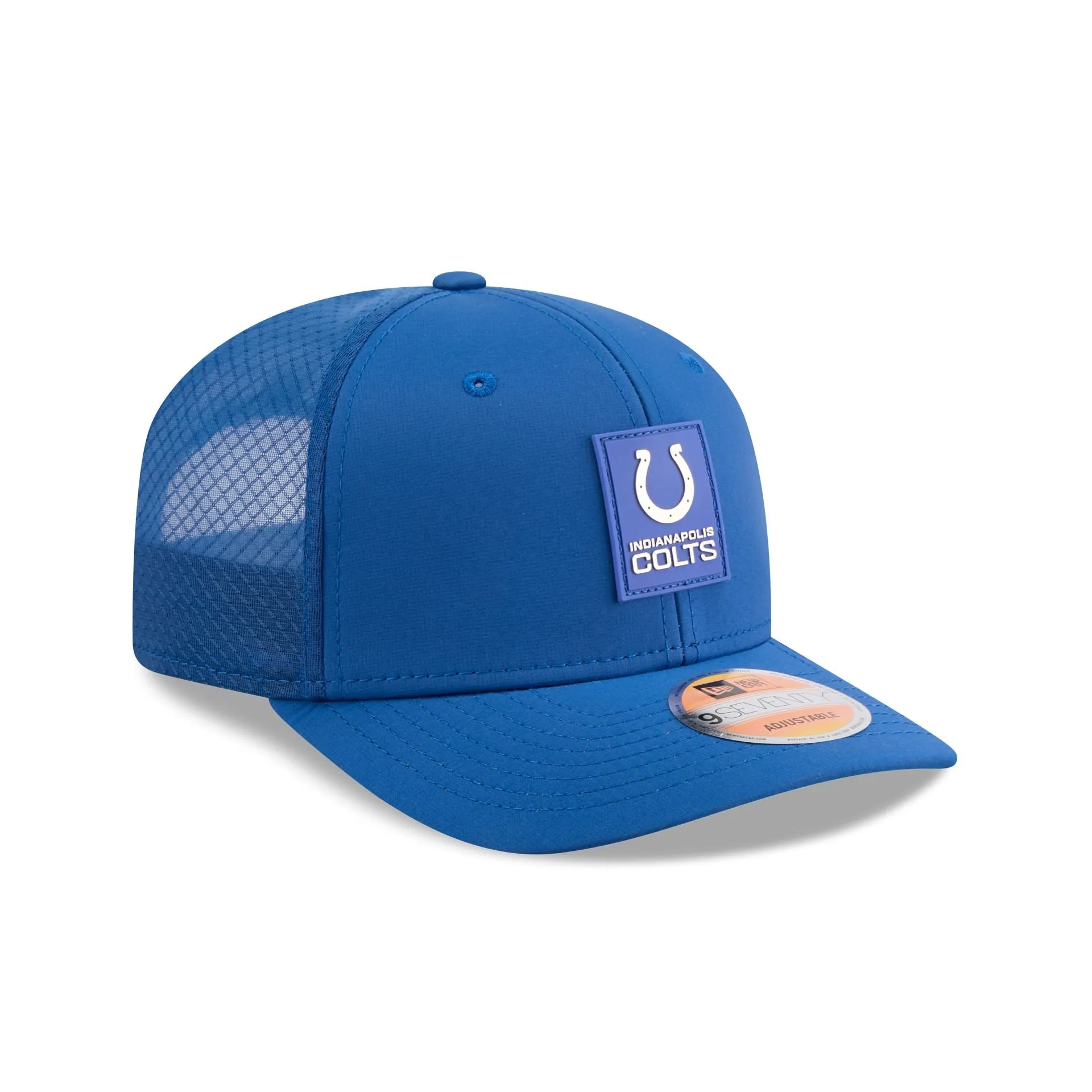 Indianapolis Colts 2025 Sideline Hot Weather 9SEVENTY Trucker Hat sold by New Era product image thumbnail 3