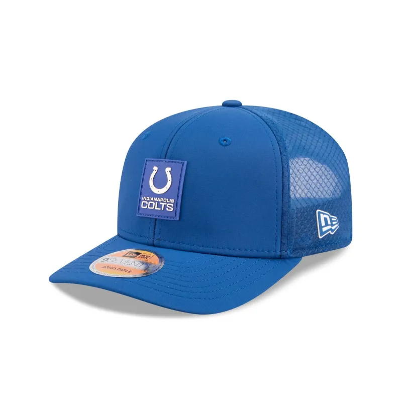 Indianapolis Colts 2025 Sideline Hot Weather 9SEVENTY Trucker Hat sold by New Era