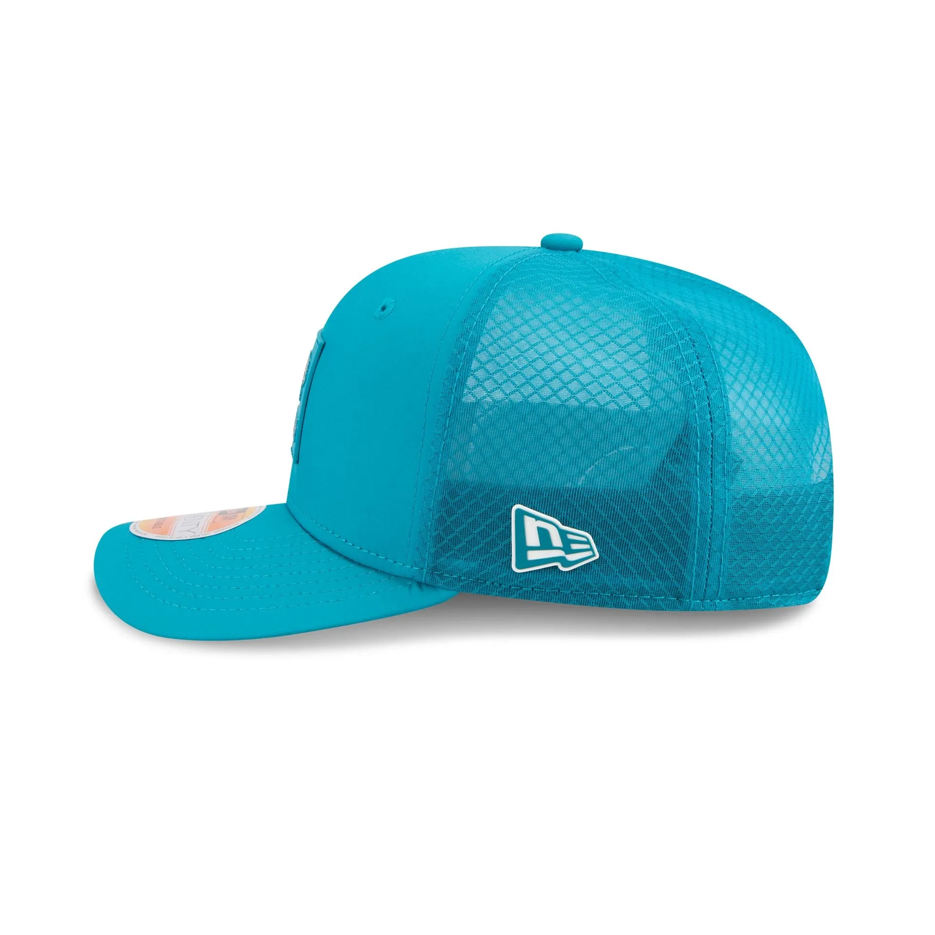 Jacksonville Jaguars 2025 Sideline Hot Weather 9SEVENTY Trucker Hat sold by New Era product image thumbnail 4
