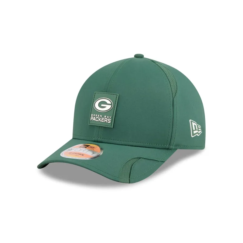 Green Bay Packers 2025 Sideline Hot Weather 9FORTY M-Crown Snapback Hat sold by New Era