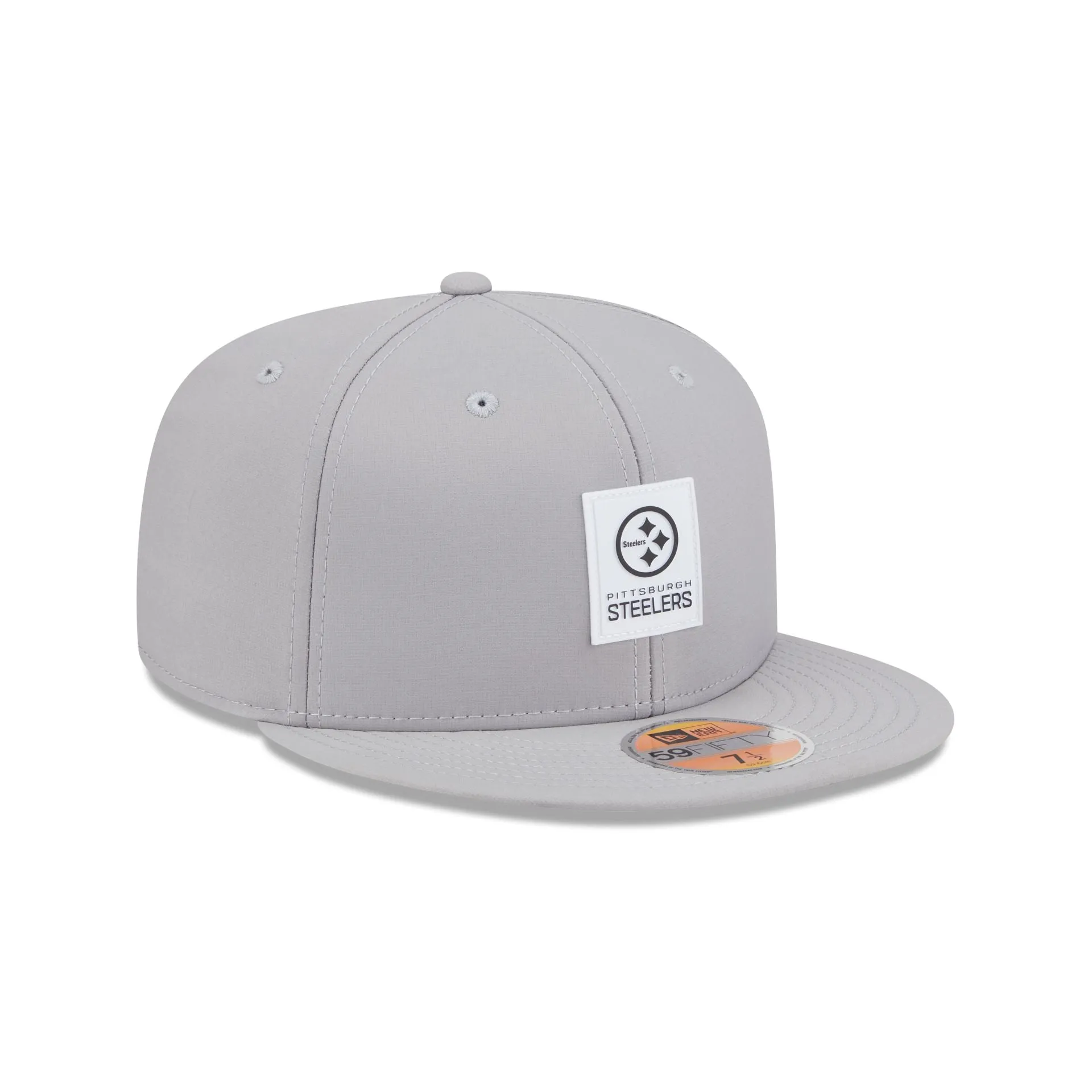 Pittsburgh Steelers 2025 Sideline Hot Weather Gray 59FIFTY Fitted Hat sold by New Era product image thumbnail 3