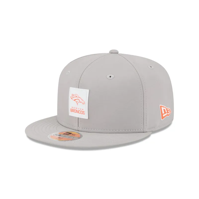 Denver Broncos 2025 Sideline Hot Weather Gray 59FIFTY Fitted Hat sold by New Era