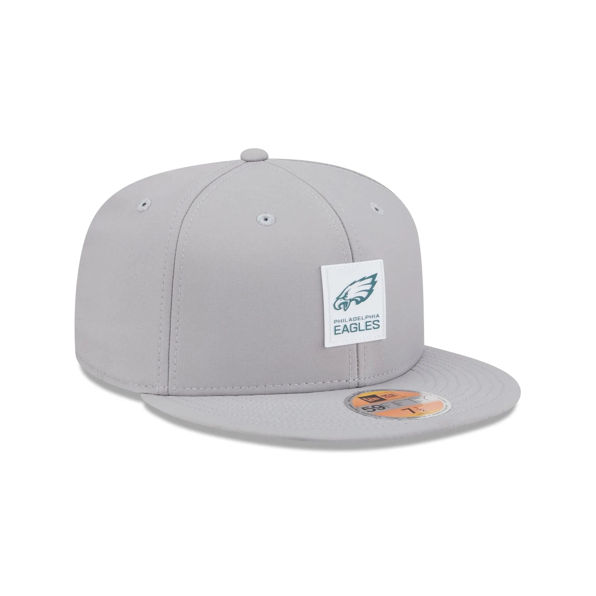 Philadelphia Eagles 2025 Sideline Hot Weather Gray 59FIFTY Fitted Hat sold by New Era product image thumbnail 3