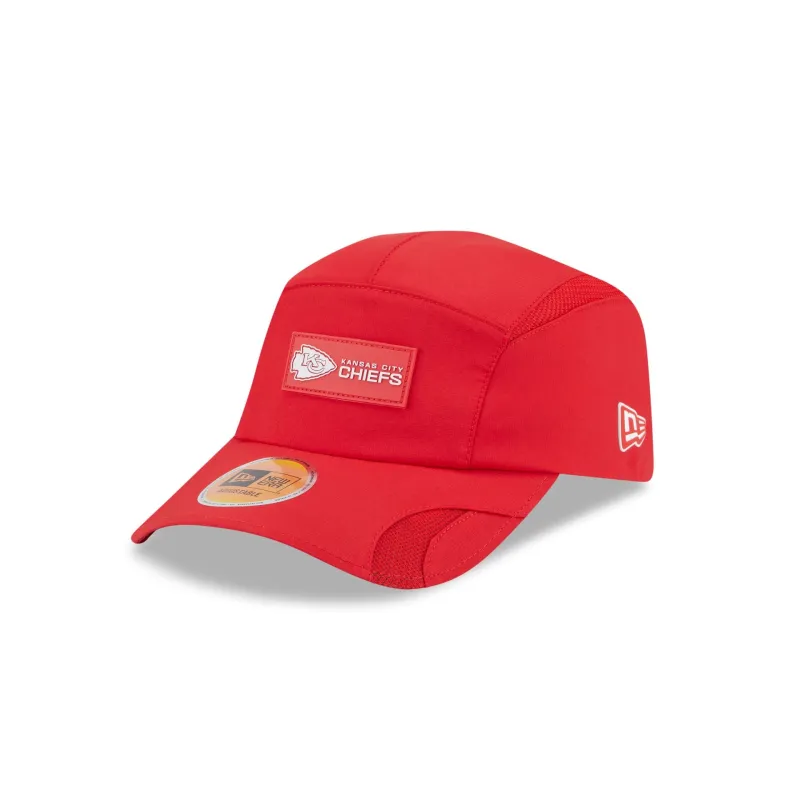 Kansas City Chiefs 2025 Sideline Hot Weather Runner Adjustable Hat sold by New Era