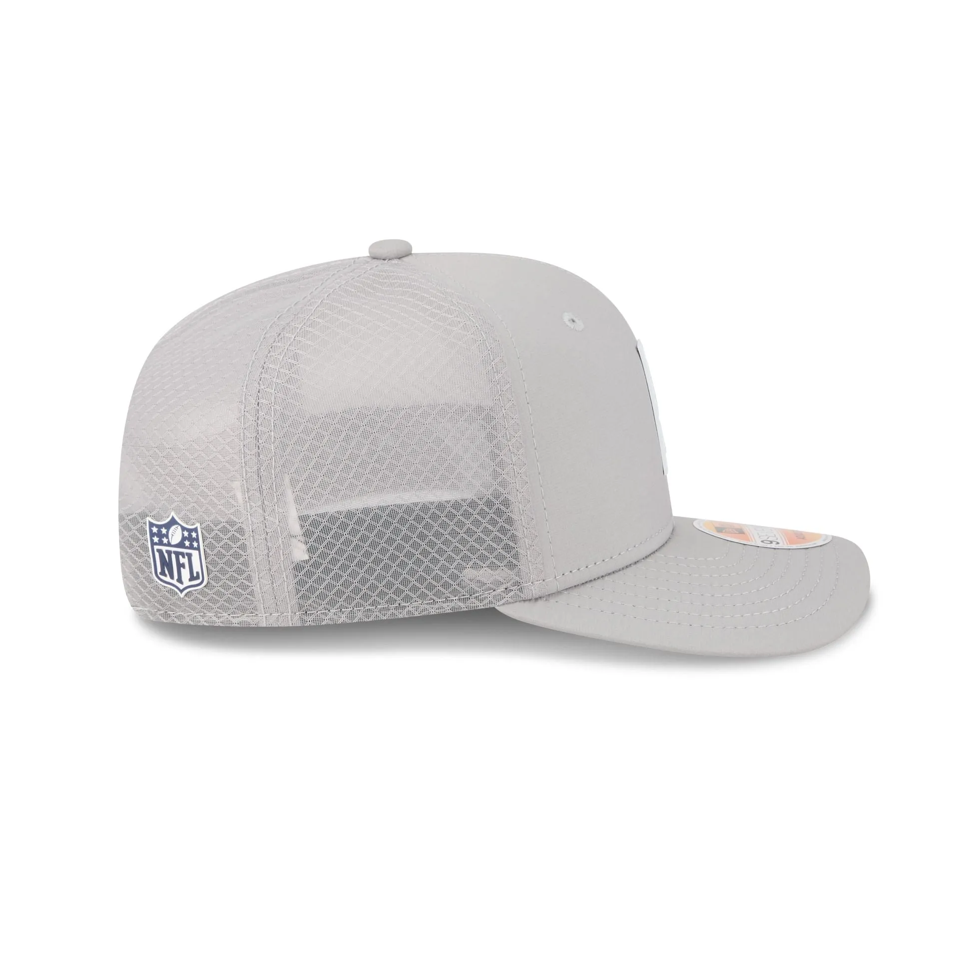 Dallas Cowboys 2025 Sideline Hot Weather Gray 9SEVENTY Trucker Hat sold by New Era product image thumbnail 5