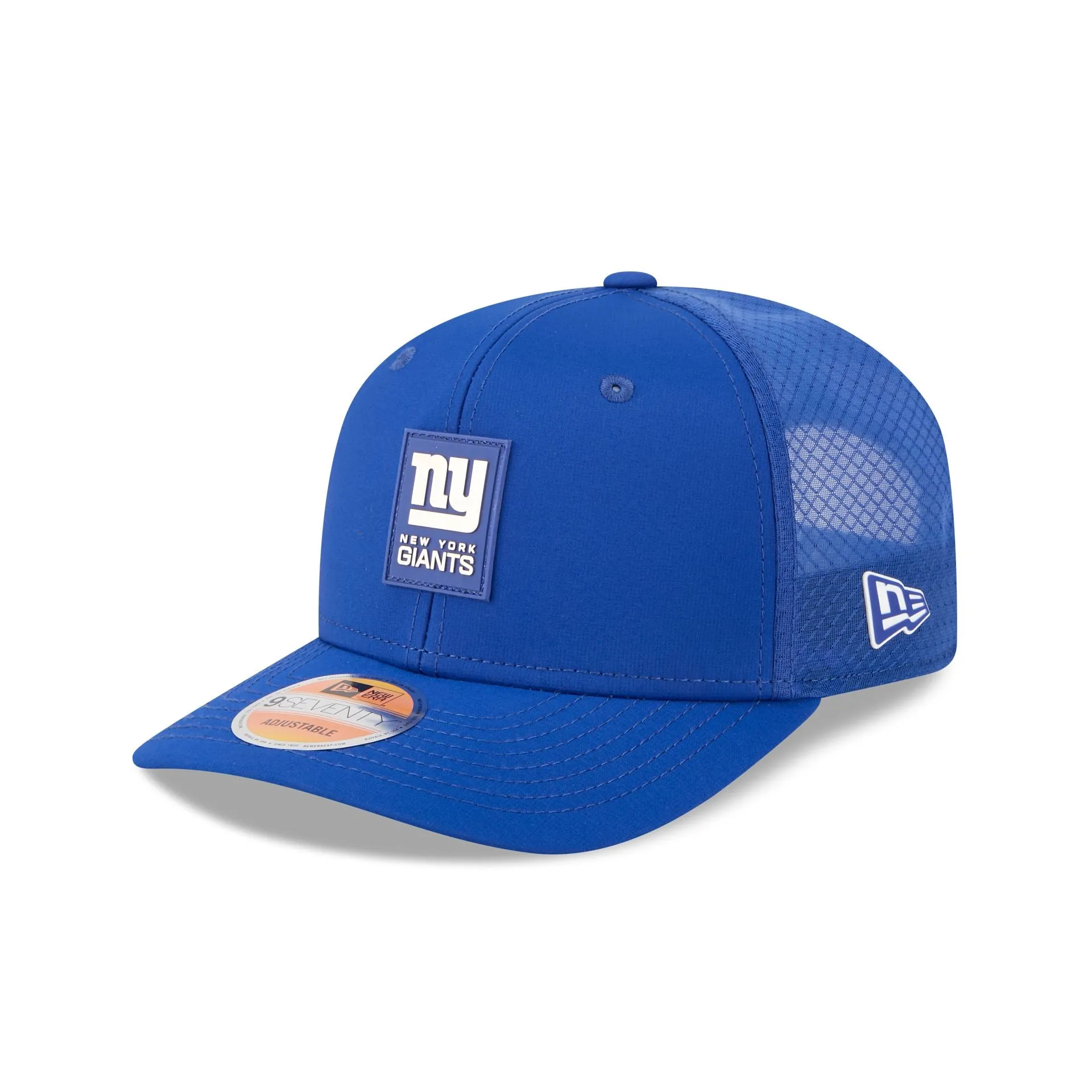 New York Giants 2025 Sideline Hot Weather 9SEVENTY Trucker Hat sold by New Era