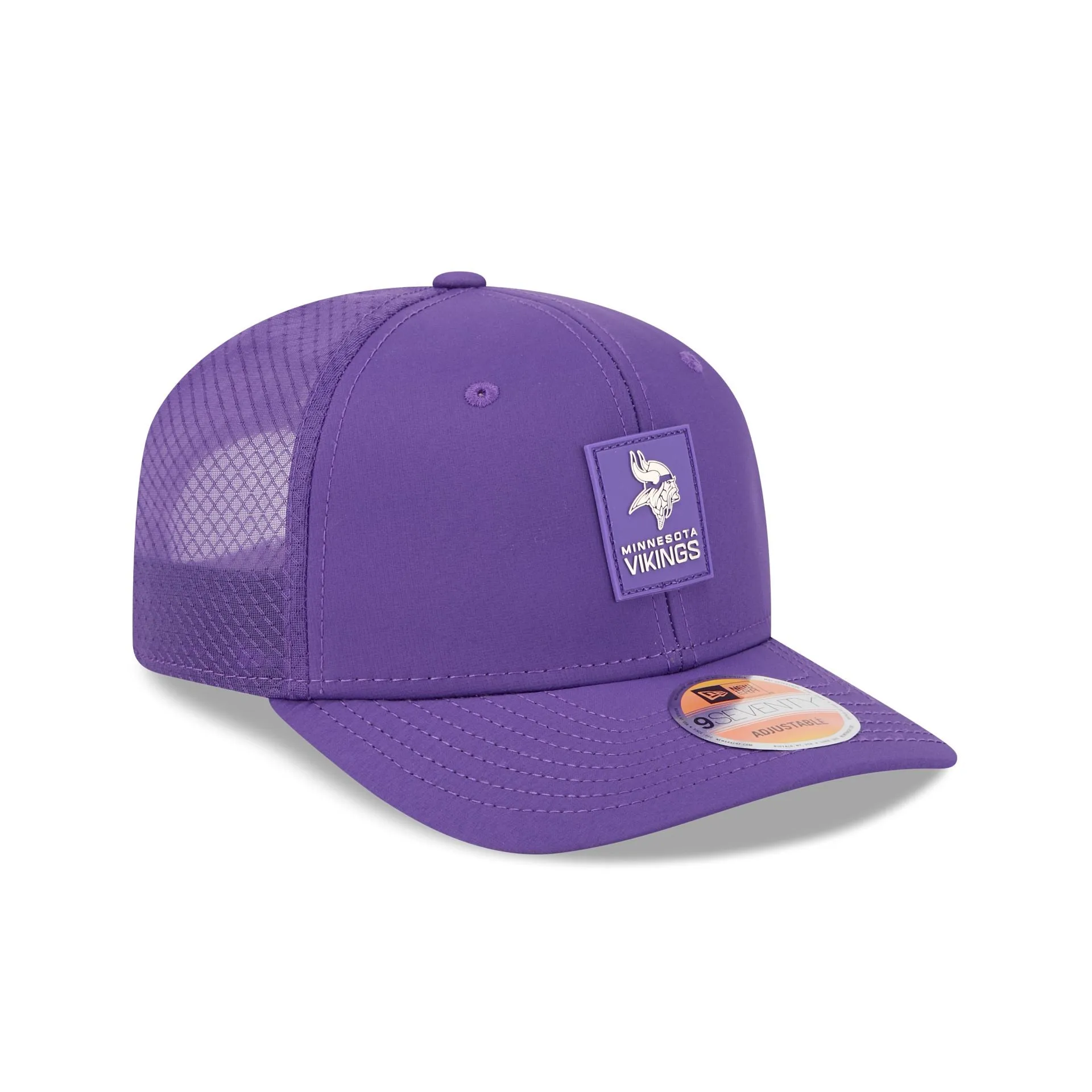 Minnesota Vikings 2025 Sideline Hot Weather 9SEVENTY Trucker Hat sold by New Era product image thumbnail 3